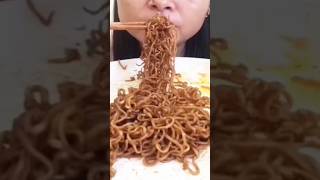 ASMR eating black beans noodles mukbang asmreating blackbeannoodles 331 [upl. by Ailegna]