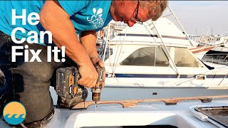 Installing Our Bomar Hatches  ep 112 [upl. by Etterraj]