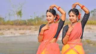 Konya Re Tor Ruper Modhu Dance  কন্যা রে নাচ  Ke Tumi Nandini  Tithi amp Eti Dance [upl. by Schott]