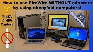 How to connect FireWire devices to new computers Mac or Windows PC [upl. by Hulburt194]