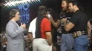 02171997 Road to Superbrawl VII Part 4  The Outsiders talk about Steiners accident [upl. by Eidna]