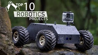 Top 10 Robotics Projects  Creative Robotics Ideas [upl. by Nylatsirk530]