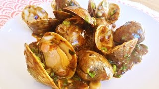 How to Make Cantonese Clams in Black Bean Sauce CiCi Li  Asian Home Cooking Recipes [upl. by Ardath897]