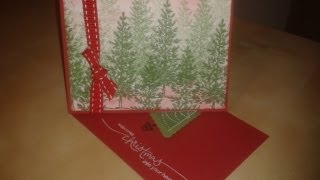 Christmas Card  Twisted Easel Card [upl. by Flodur513]