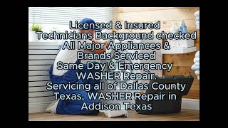 Washer Repair in Addison TX 2142160817 [upl. by Htebaile440]