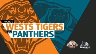 NRL 2017 Round 2 Highlights  Wests Tigers vs Penrith Panthers [upl. by Nosaes173]