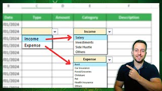 How to Create Multiple Dependent DropDown Lists in Excel  Automatically Update with New Values [upl. by Ilrebmik]