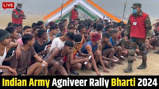 Indian Army Agniveer Rally Bharti 2024  Army Bharti 2024  Agniveer Army Physical Test 2024 [upl. by Ennayllek876]