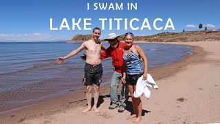 I swam in Lake Titicaca [upl. by Noremmac]