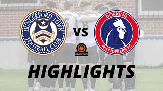 HIGHLIGHTS  Hungerford Town vs Dorking Wanderers [upl. by Esilegna362]