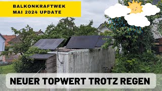 Balkonkraftwerk mit Speicher Update Mai 2024 Neuer Topwert [upl. by Eade]