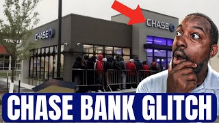 CHASE BANK GLITCHLETS TALK ABOUT IT [upl. by Adrian435]