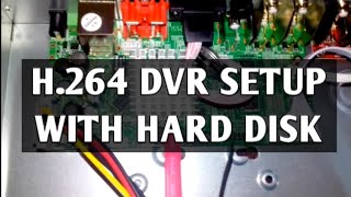 H264 DVR SETUP WITH HARD DISK DRIVESETUP HDD IN CCTV DVR MANUALLY [upl. by Vipul772]