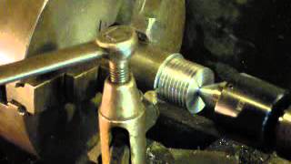 Cutting Square Threads on a Lathe [upl. by Nylirehs]