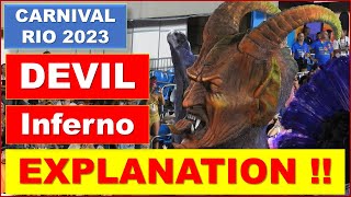 Carnival in RIO  DEVIL SATAN amp INFERNO Parade Mocking GOD amp JESUS  Explanation  Brazil 2023 [upl. by Corly]