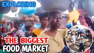 Discovering Africas Largest Food Market  Agbogbloshie Market Tour 2024  4K Walk In Ghana [upl. by Marijane459]