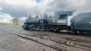 Cumbres amp Toltec Scenic Railroad K36 489 Antonito Colorado 9112024 [upl. by Llij57]