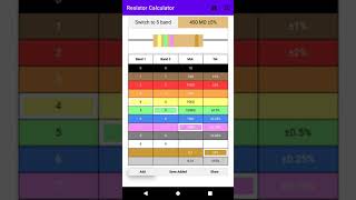 Resistor Color Code Calculator [upl. by Ardnad]