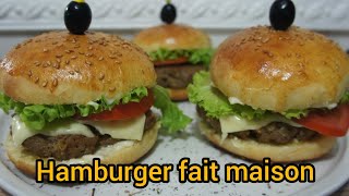 طريقة عمل الهمبرجر في البيت من اليوم قولي وداعا للمطاعم 👌👌hamburger fait maison [upl. by Zoes513]