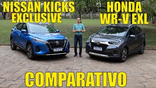 Comparativo Nissan Kicks Exclusive x Honda WRV EXL [upl. by Ameluz648]