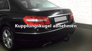 Mercedes E Klasse W212 vertikal abnehmbare Anhängerkupplung 1141028 [upl. by Aihsem]