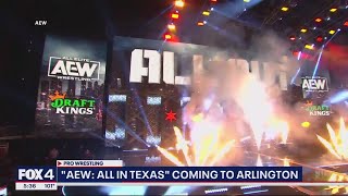 AEW bringing massive payperview event to Globe Life Field in Arlington [upl. by Tiler206]