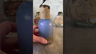 Making my Poseidons Storm decorative potion bottle apothecary potions potion [upl. by Nelan]