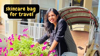 Skincare bag for travel ⁉️ favourite lip shades 💄 life updates and casual chit chat ☕️ tamil [upl. by Kaplan]