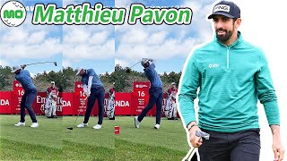 Matthieu Pavon マチュー・パボン フランスの男子ゴルフ スローモーションスイング [upl. by Alliuqet]