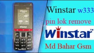 Winstar W333 Pin Lock Reset Factory Reset [upl. by Ardnassela970]