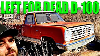 ABANDONED 1976 Dodge D100 Will It Run After 35 Years [upl. by Dogs828]