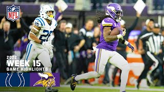 LARGEST COMEBACK IN HISTORY Indianapolis Colts vs Minnesota Vikings  2022 Week 15 Game Highlights [upl. by Kahlil696]