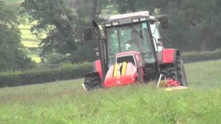 MF 6190 New Mowers Westmains Farm gtritchie5 [upl. by Eisse]