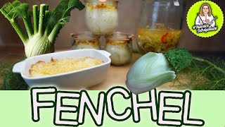 Fenchel  Auflauf als haltbare Kühlkonserve und Fenchel fermentieren [upl. by Aek]