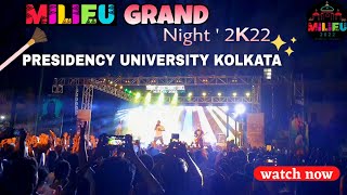 🔥Grand Night Milieu💕2022 Presidency University Kolkata 💝 College Fest🥂  Presidency College Fest [upl. by Varden368]