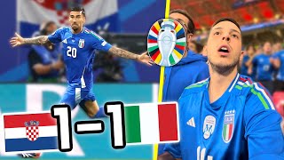 LIVE REACTION 🇭🇷CROAZIA 11 ITALIA🇮🇹 ALLO STADIO  ZACCAGNI fa esplodere la Red Bull Arena [upl. by Christopher]