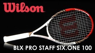 Wilson BLX Prostaff SixOne 100 Racquet Review [upl. by Landel]