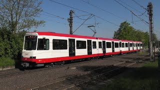 Erster Einsatztag für Dortmunds neue Stadtbahnen  Aufnahmen aus Hombruch [upl. by Hallee]