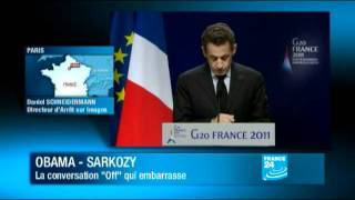 Sarkozy qualifie Netanyahou de quotmenteurquot lors dune discussion avec Obama [upl. by Phenice]