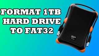 How to Format External or Internal Hard Drive to FAT32 [upl. by Hodges]