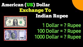 Mystery of US 100 Dollar Exchange to Indian Rupee  1 dollar in indian rupees today [upl. by Barbaraanne776]