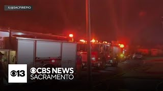 Fireworks likely cause of Sacramento house fire [upl. by Graces]