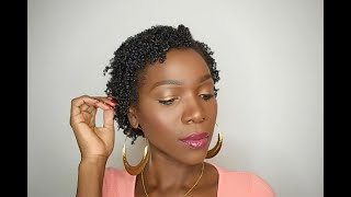 Shingling Natural 4C Hair  Curl Defining Technique [upl. by Cykana]