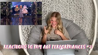 The Spin with Darci Lynne 11  Reacting to my AGT Performances 2 [upl. by Trefler]