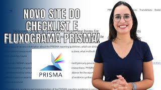 NOVO SITE PRISMA 2024 Checklist e Fluxograma para Revisões Sistemáticas [upl. by Areemas]