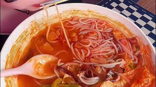 asmr and mukbang spicy and red food videos [upl. by Auqenes628]