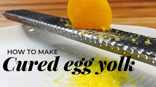 How to make cured egg yolks [upl. by Aieka]