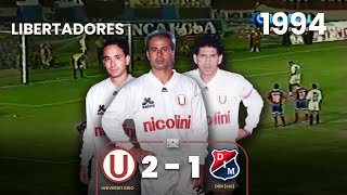 Universitario 21 DIM col  Año 1994  Partido completo  Copa Libertadores ⚽🎞 [upl. by Nassah]