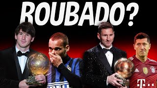 O verdadeiro motivo de CADA Bola de Ouro do Messi [upl. by Lerrehs999]