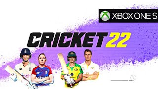 Cricket 22 Xbox One S Gameplay [upl. by Carolina]